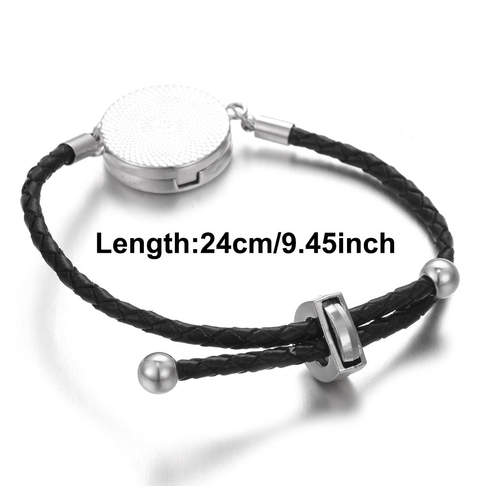 Leather Thread Perfume Diffuser Summer Braid Bracelet