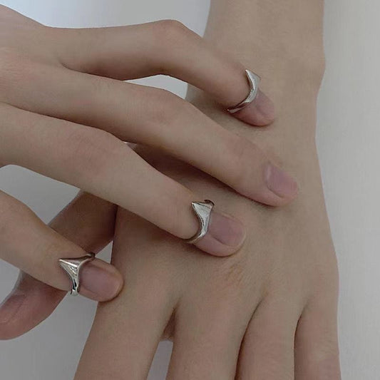 Women's Hip Hop Creative Nail Simple Cold Rings