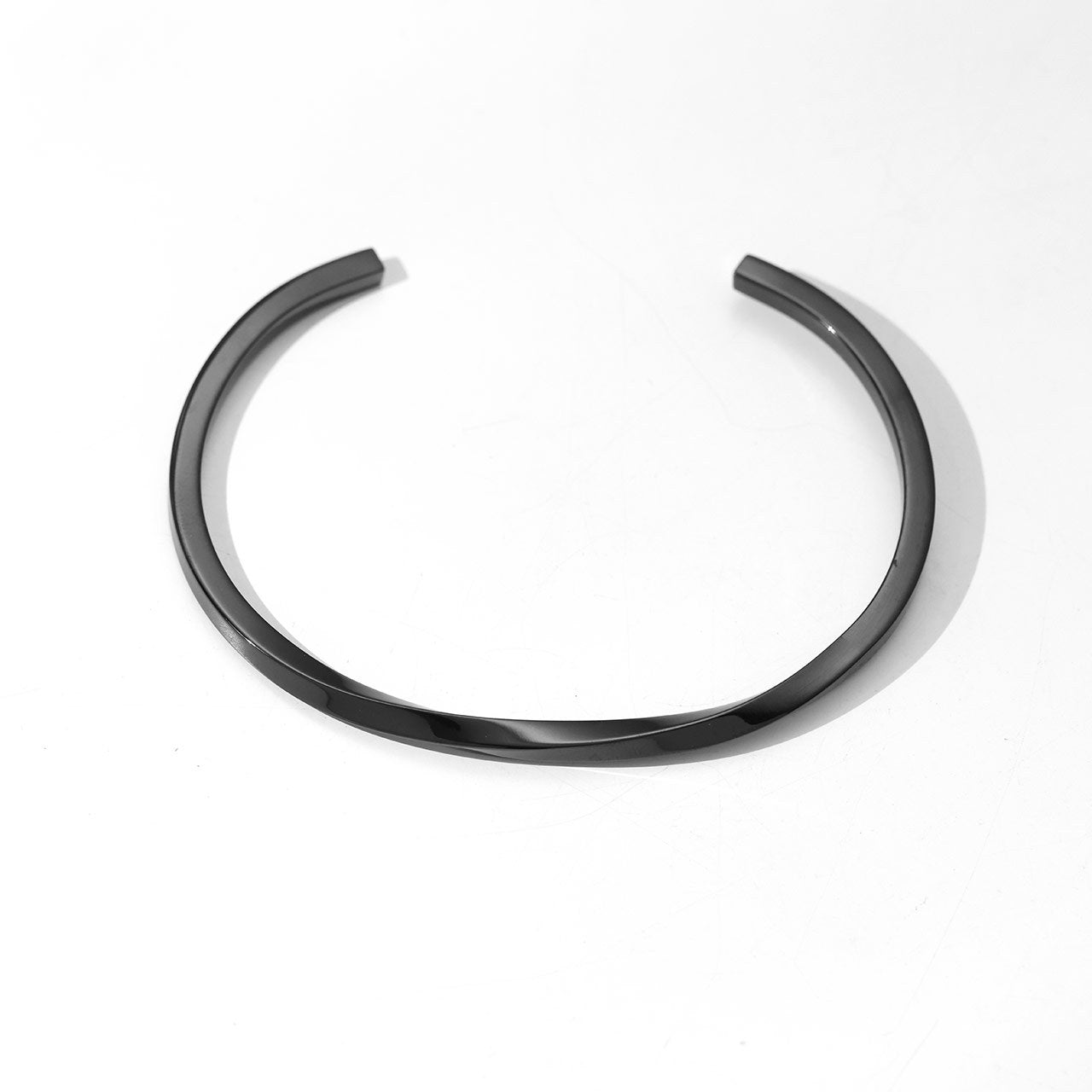 Shaped Open-end Polished Stainless Steel Personality Minimalist Elegant Design Advanced Bracelet