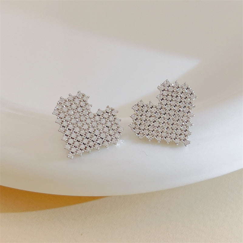 Trendy Niche Design Simple Cold Style High-grade Earrings