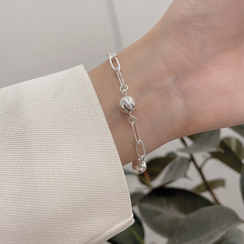 Bracelets au design unique en argent sterling pour femme