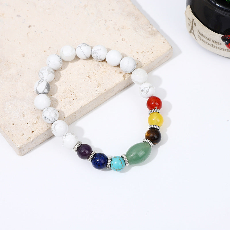 Yoga Colorful Natural Stone Tiger Eye Bracelets