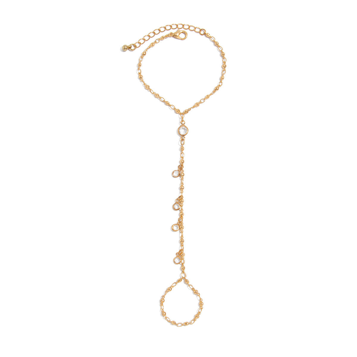 Women's Luxury Minority Advanced Finger Chain Personality Style Fashion Bracelets