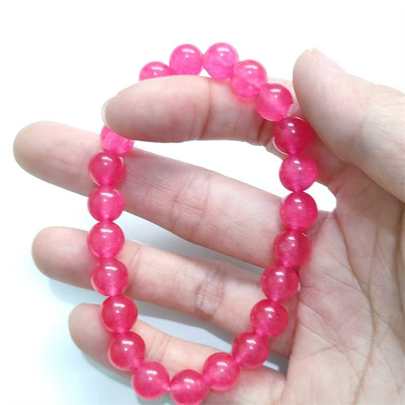 Live Broadcast Chalcedony Beaded Fashion Sweet Bracelets