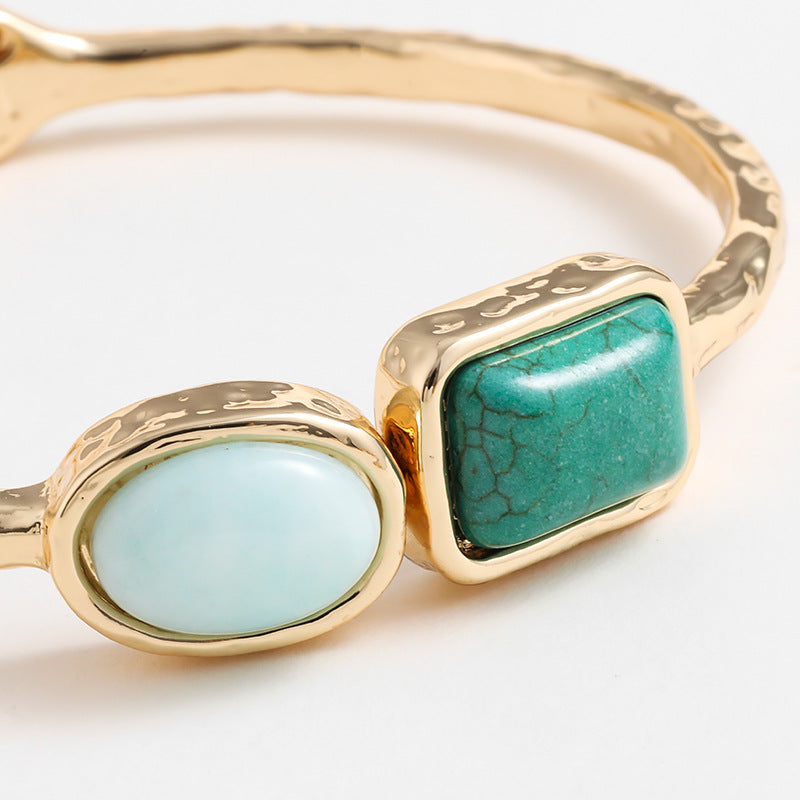 Antique Fashion Design Popular Imitation Turquoise Tigereye Bracelet