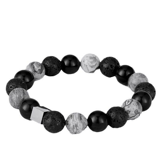 Men's Stone Beaded Female Design High-grade Cold Bracelets