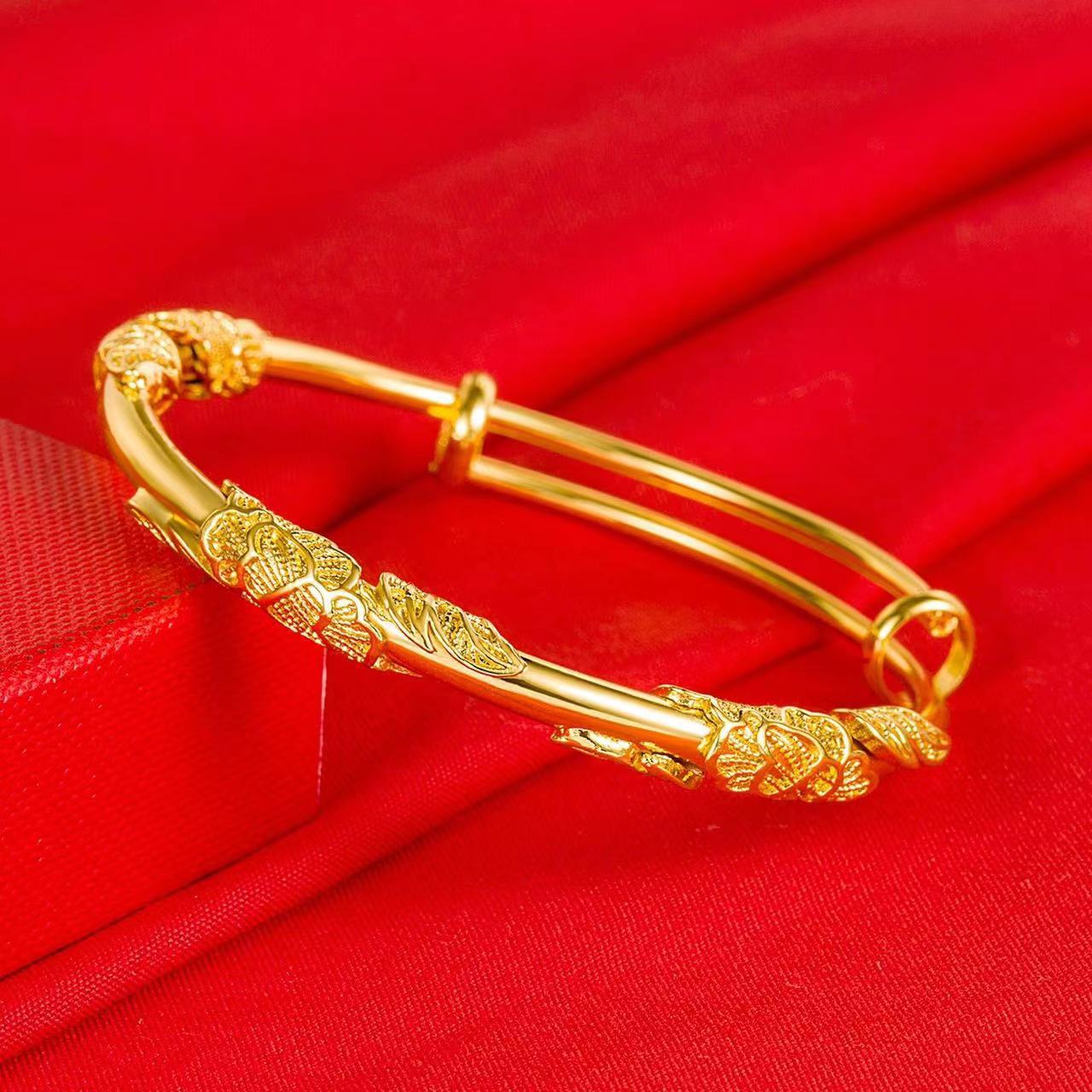 Rattan Fashion High-grade Flower Timbo Branches Leaves Push-pull Gifts Bracelet