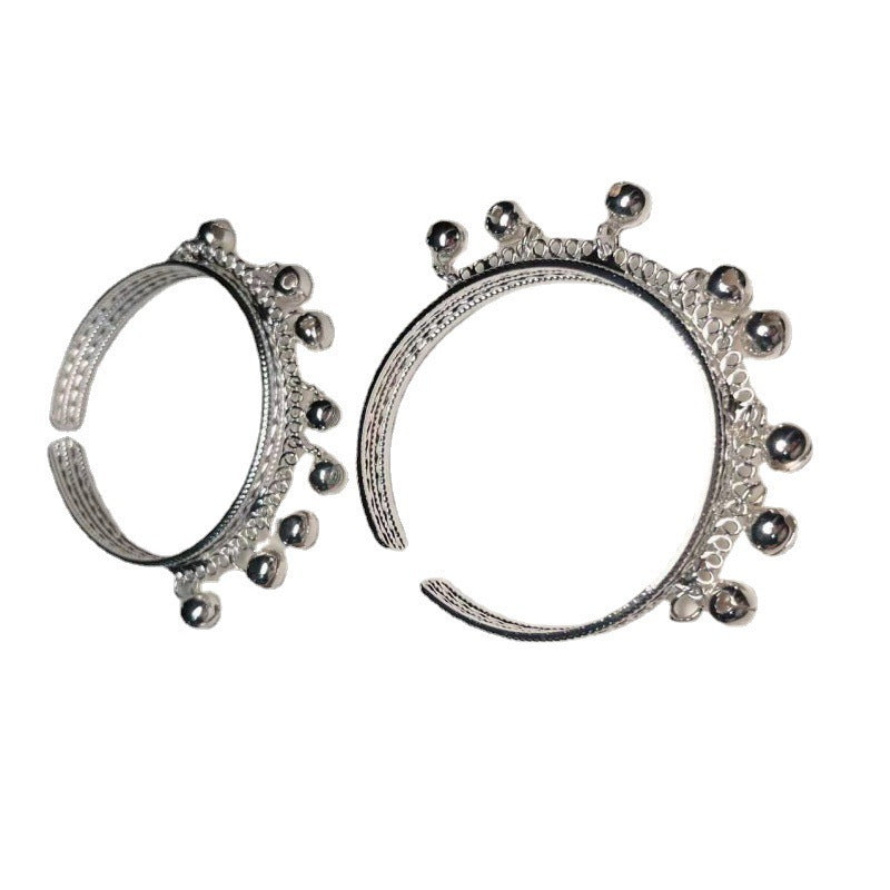 Bell Adjustable Everyday Joker Ethnic Style With Han Chinese Clothing Bracelets
