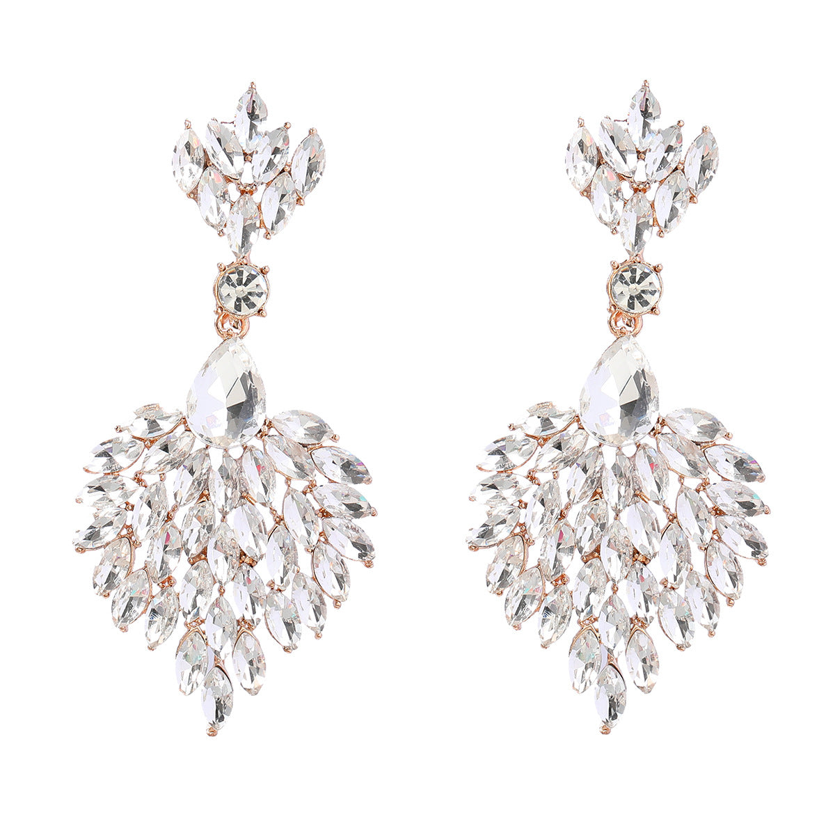 Crystals Female Alloy Diamond Splendid Super Earrings