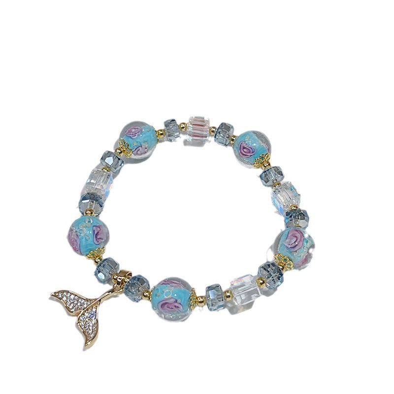 Luminous Glazed Female Super Shiny Crystal Micro Inlaid Bracelets