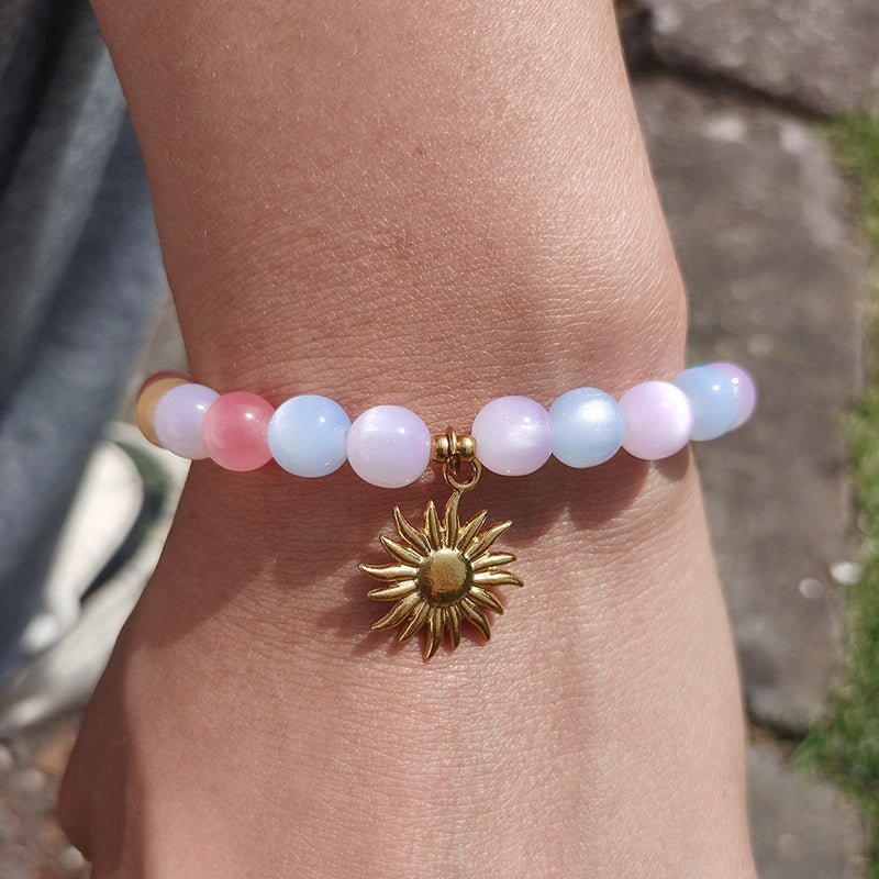 Changing Colorful Summer Dopamine Beach Vacation Bracelet