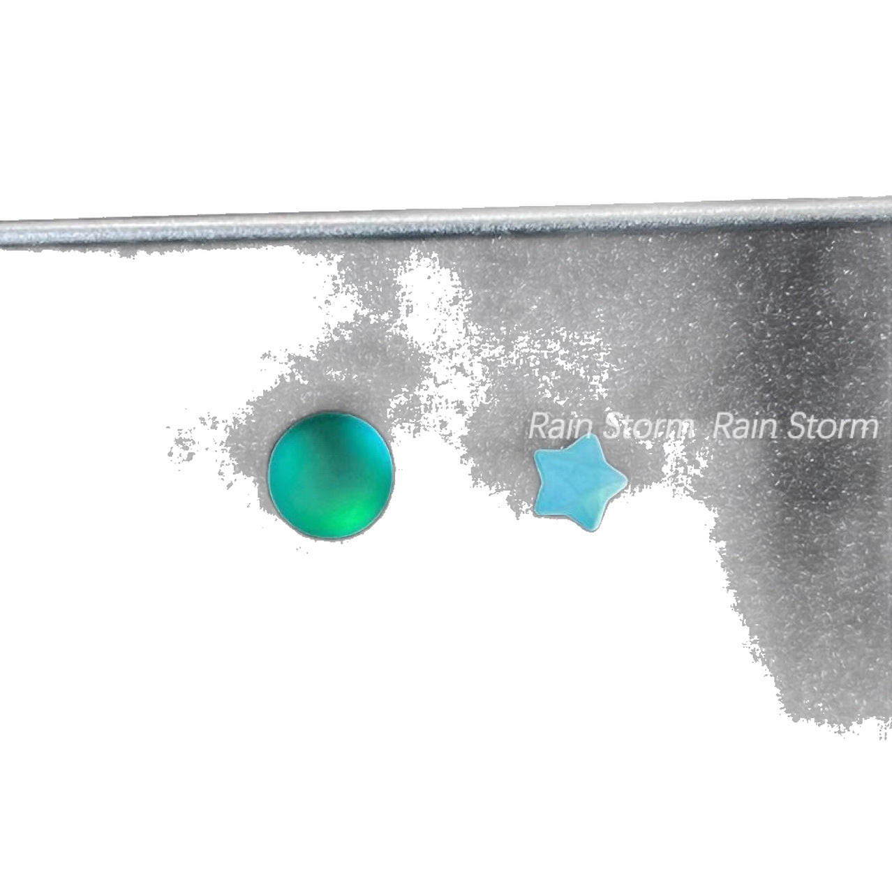 Fantasy Laser Magnetic Without Piercing Combination Semicircle Earrings