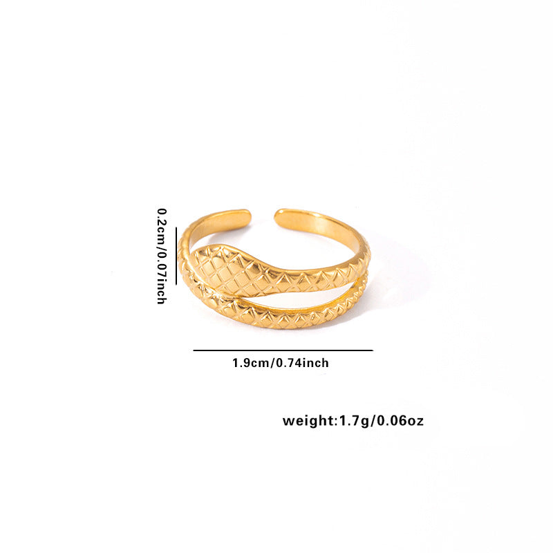 Women's Personality Vintage Ethnic Style Plated Love Ring