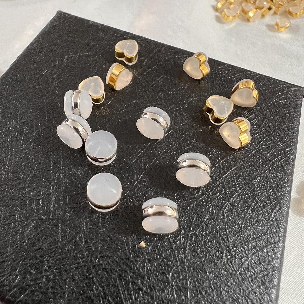 Transparent Plastic Stainless Steel Ear Plug Penh Hamburger Rings