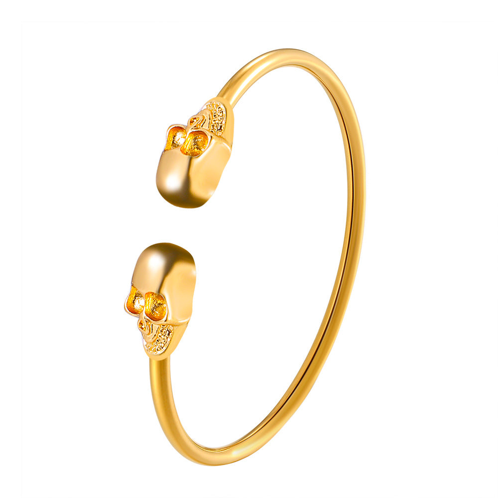 Retro Exaggerated Gothic Skull Female Personality Bracelet