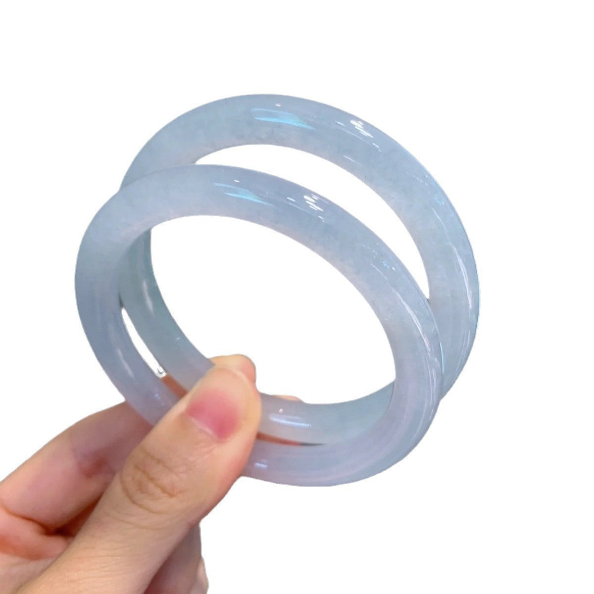 Rock Jade Bangle Round Bar Imperial Concubine Live Bracelet