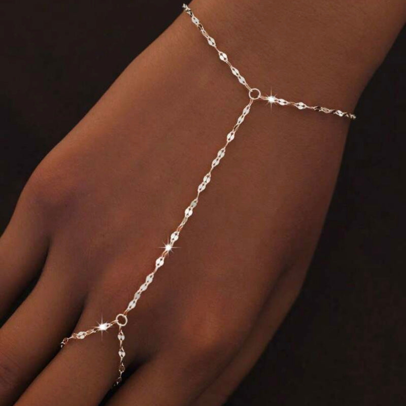 Simple Metal Chain Female Finger Fashion Bracelets