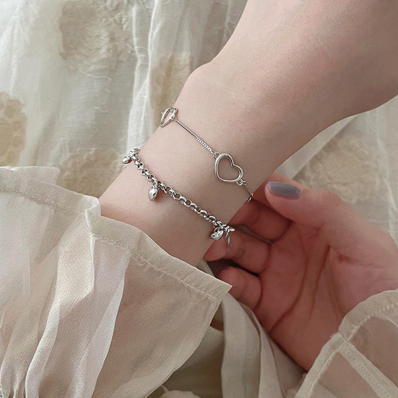 Loving Heart Female Temperament Design Girlfriends Bracelet