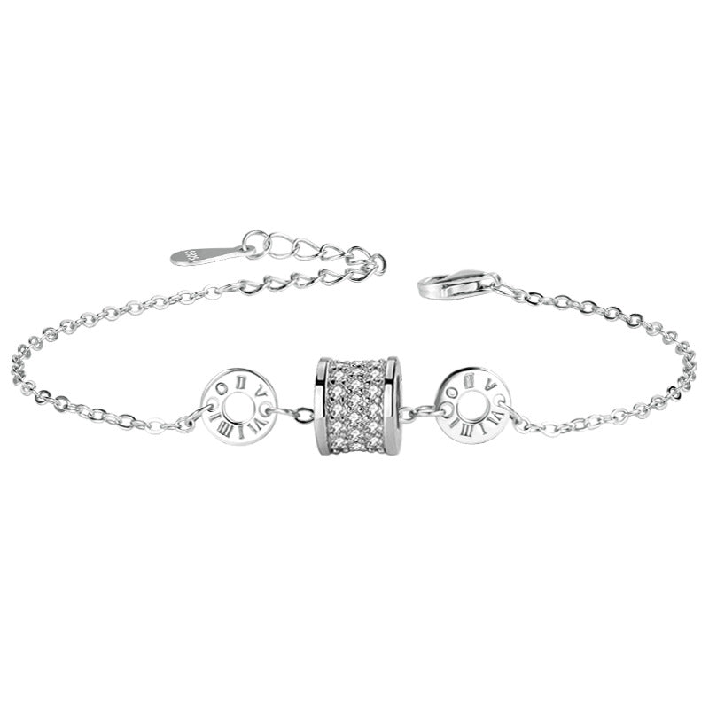 Bracelets de conception de couple féminin en argent sterling de haute qualité