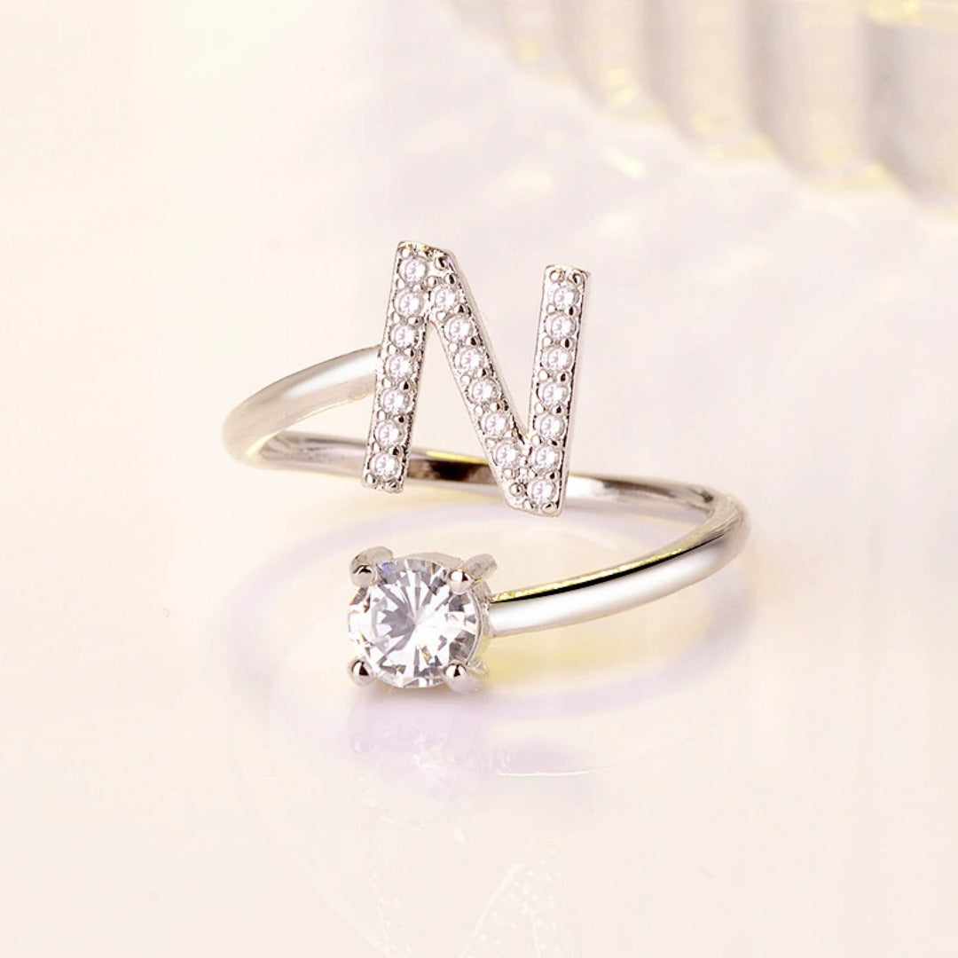 Open Female Your Name My Last English Personality Ring