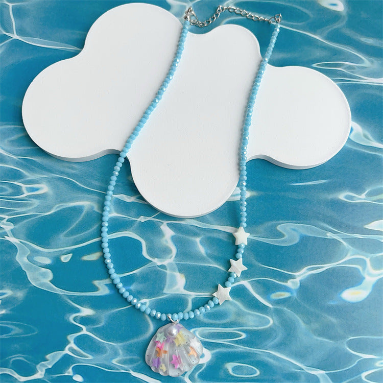Female Summer Niche Design Sweet Cool Hot Style Clavicle Necklace