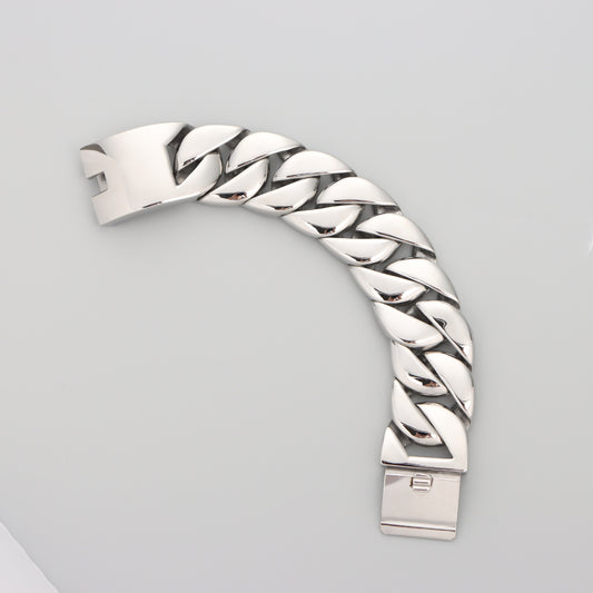 Men's Cuban Link Chain Titanium Steel Punk Bracelets