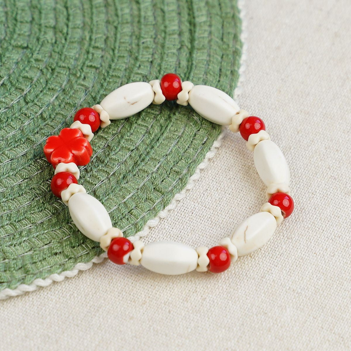 Ceramic National Style Gift Hand-woven Fresh Wild Chinese Bracelet