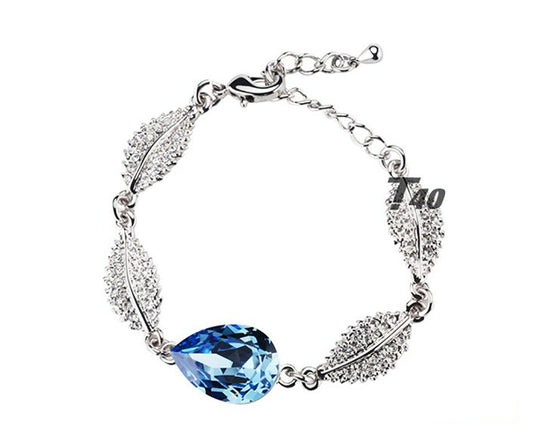 Full Diamond Crystal Big Water Drop Bracelets