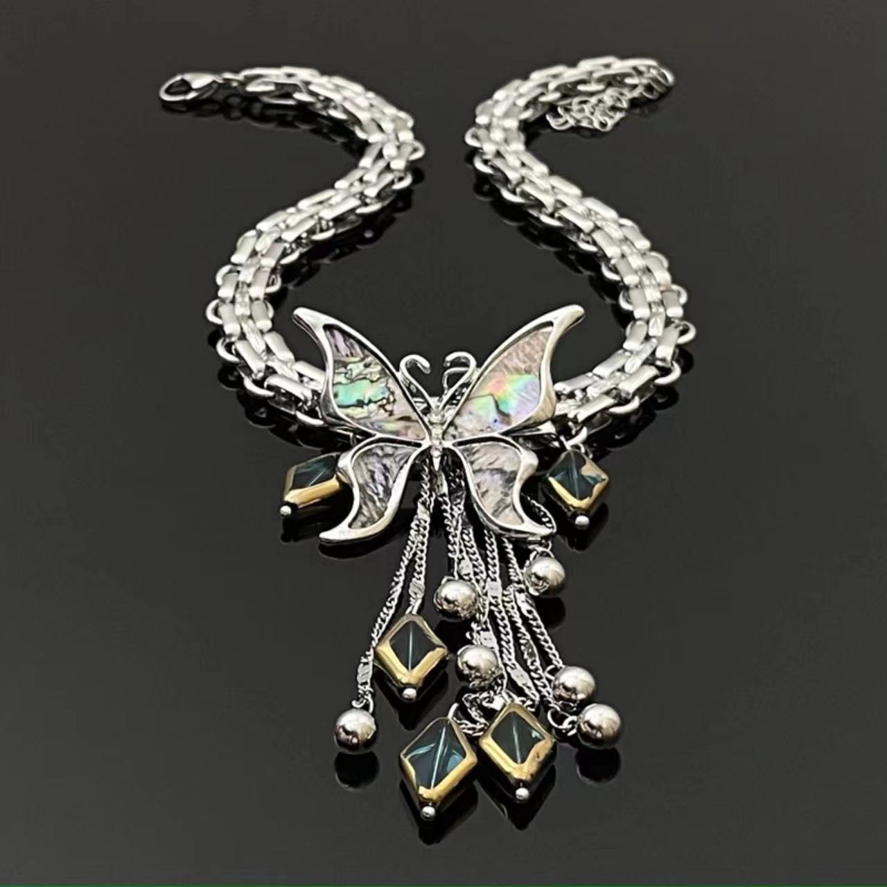 Butterfly Female Niche Personality Design High Necklaces