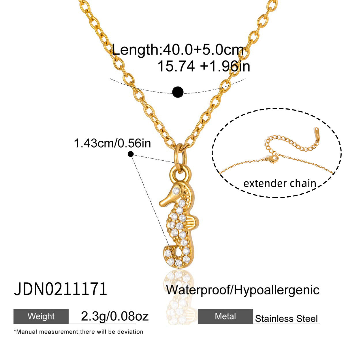 Gold Stainless Steel Zircon Marine Light Luxury High Sense Bracelets