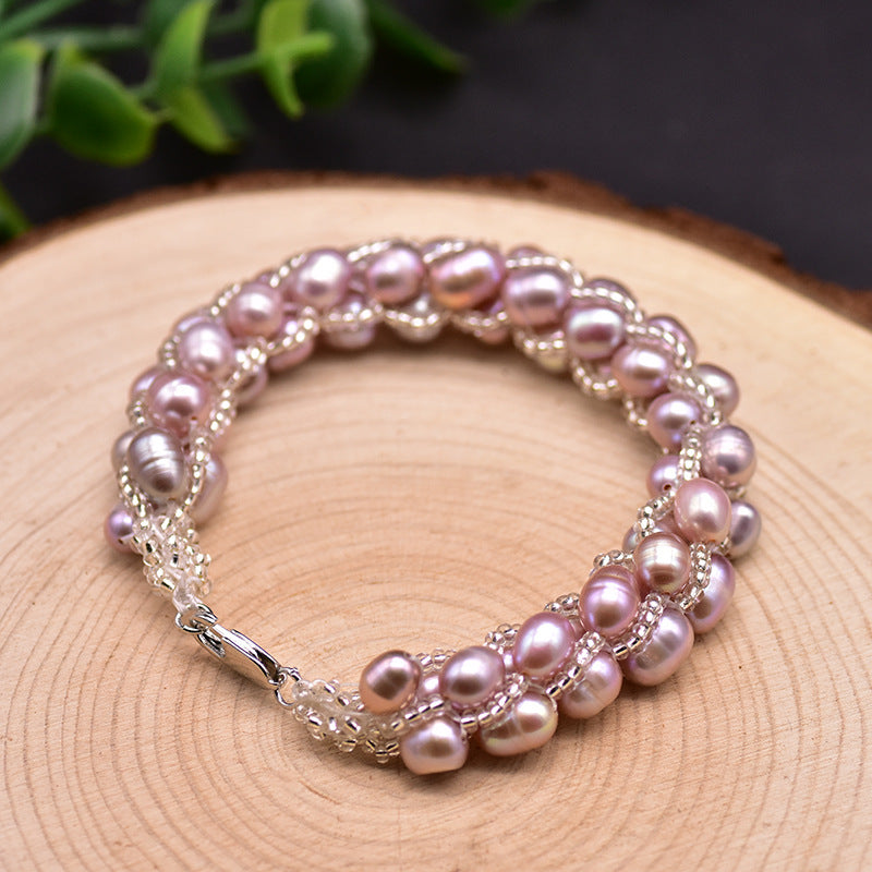 Pearl Natural Design Light Luxury Minority High-grade Bracelets