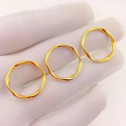 Female Trendy Simple Personality High-grade Index Finger Couple Light Luxury Ring