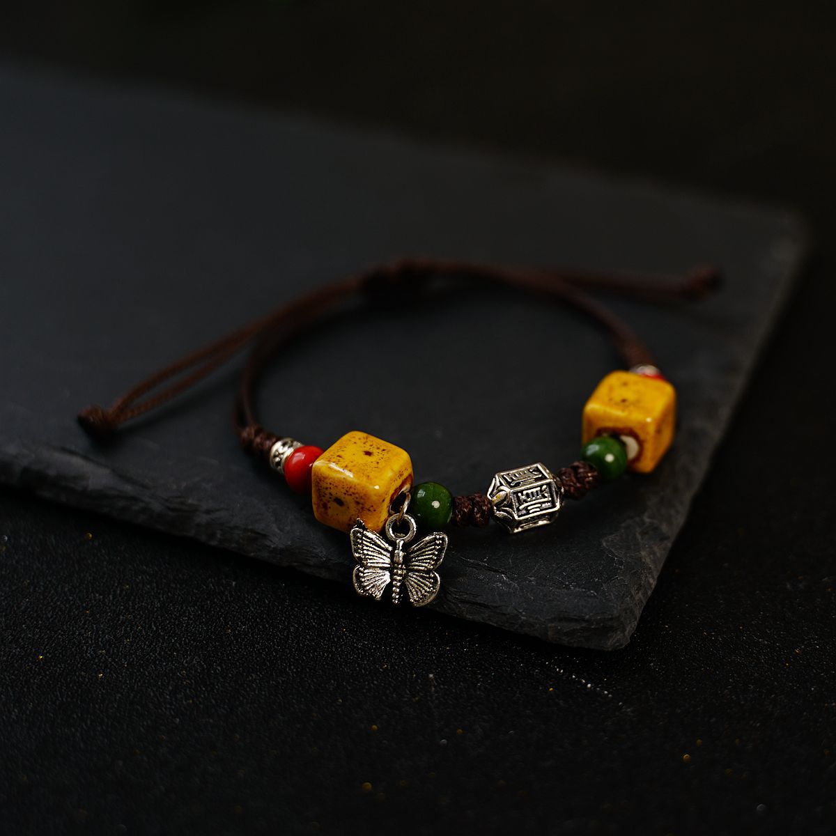 Strap Artistic Fresh Ceramic Retro Ethnic Bracelets