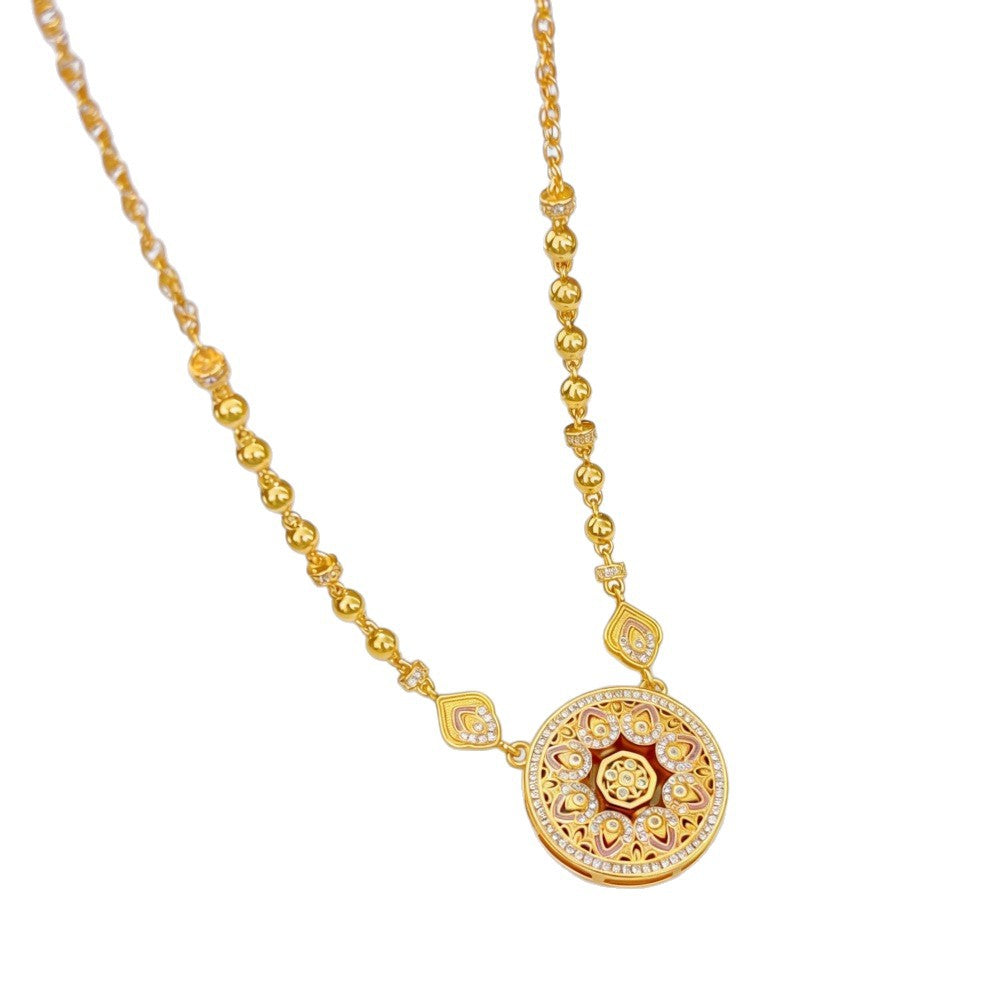 Ginkgo Leaf Variety Retro Affordable Luxury Fashion Design Necklace