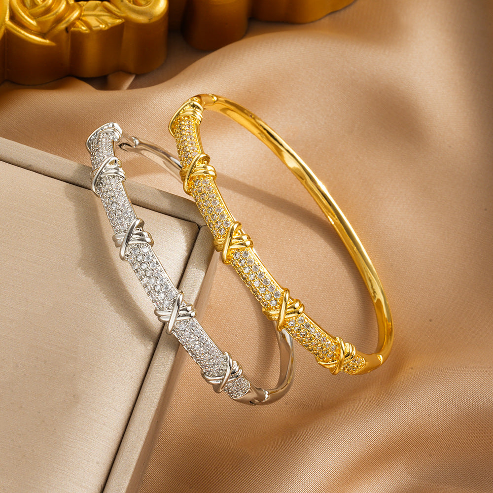 Zircon Female Fashion Simple Exquisite High Bracelet