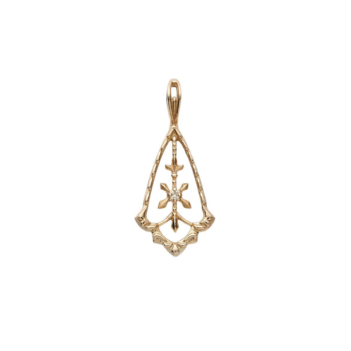 Women's Minimalist Rhombus Hollow Pattern Zircon Sier Plated Jewelry Set