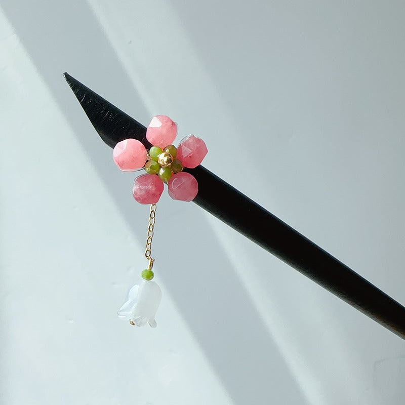 Flower Salt Sweet Complex Updo Hairpin Rings