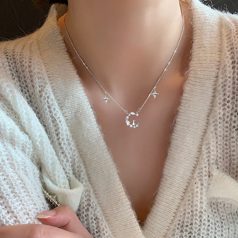 Women's Cat Soft And Adorable Fresh Jewelry Necklaces