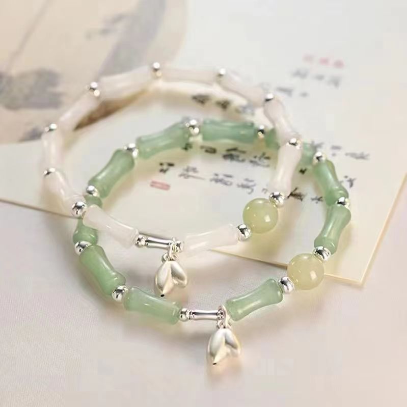 Chinese Style Bamboo Leaf Design Antique Good-looking Pendants