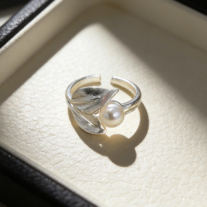 Graceful Fashionable Design Sier Plated Elegant Ring
