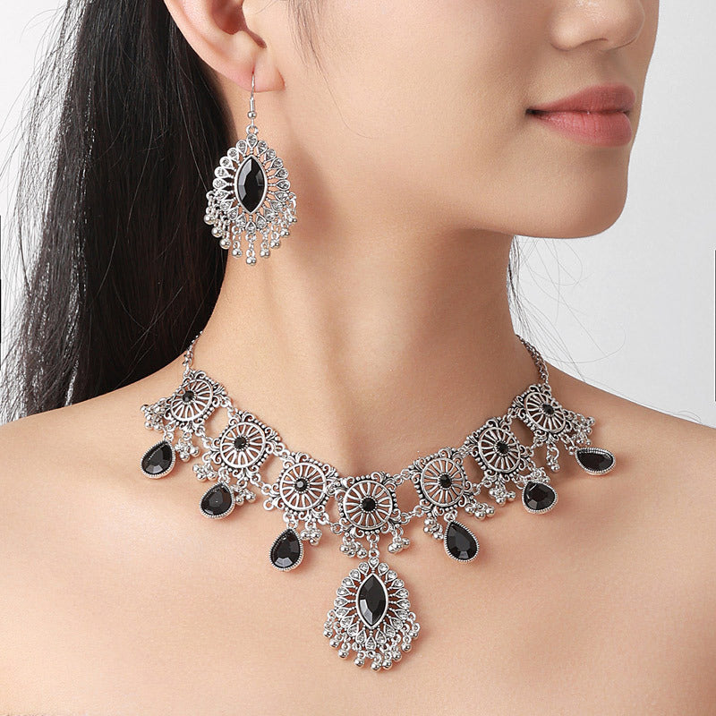 Indian Ethnic Style Vintage Gemstone Beads 2 Necklaces