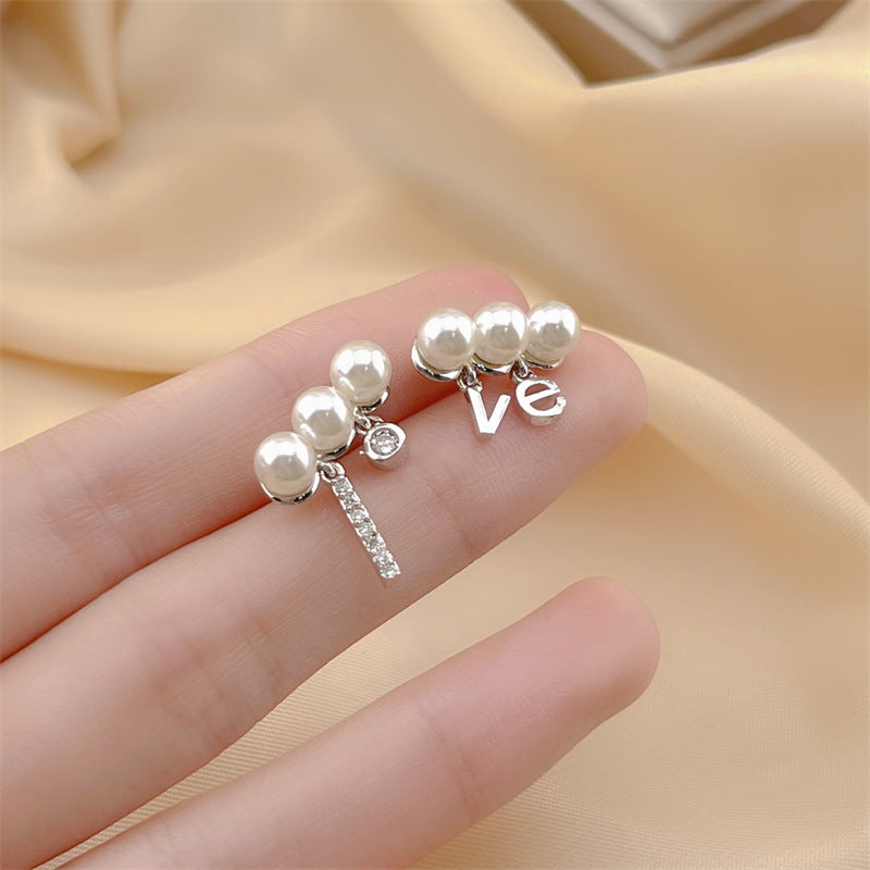 Elegant Bowknot Pearl Exquisite Design Personalized Earrings