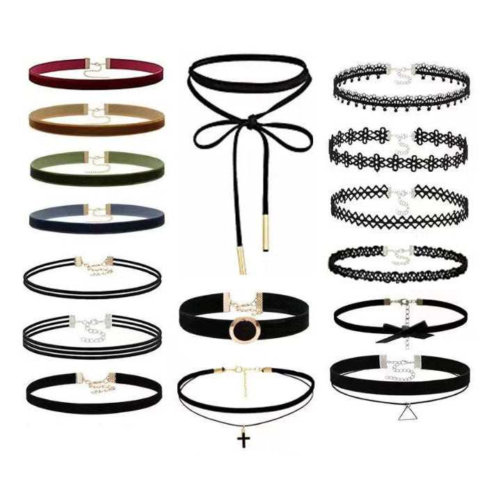 Classy Graceful Combination Lace Clavicle Chain Necklace