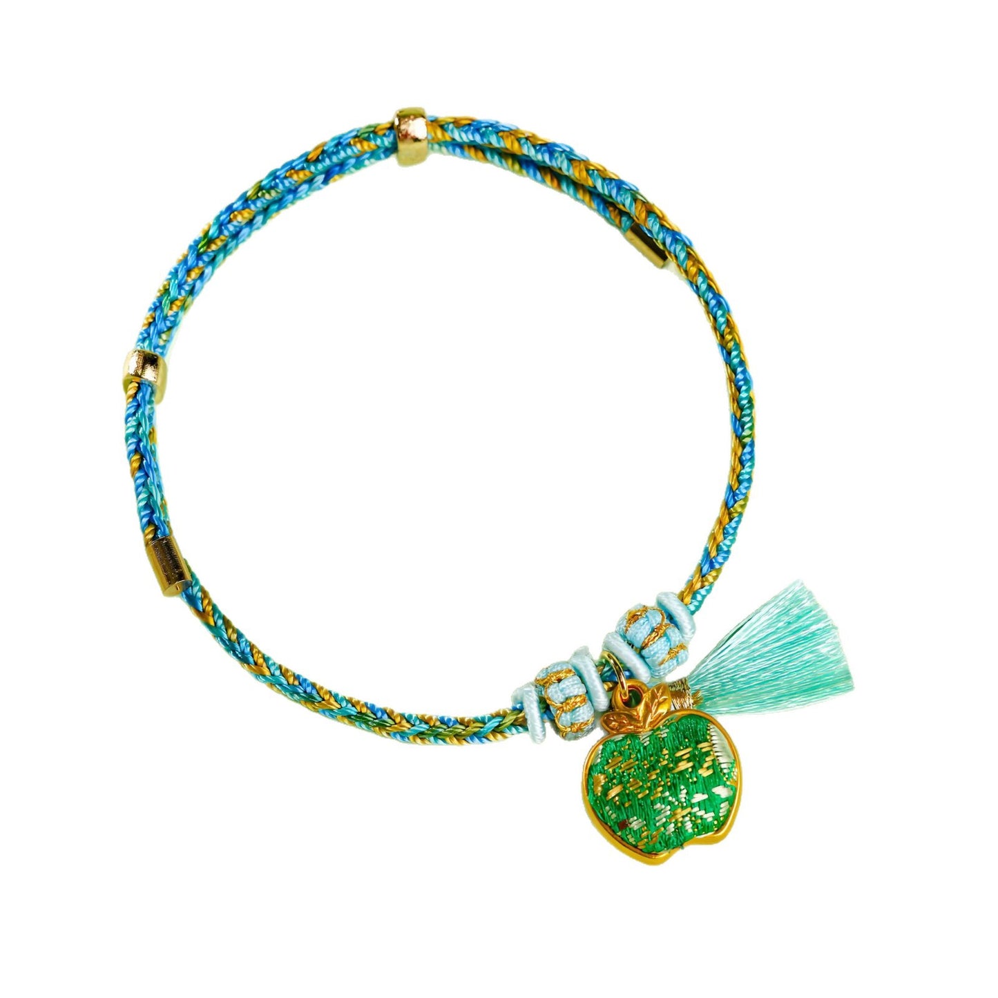 Brocade Colorful Braided Rope Dragon Boat Festival Carrying Strap Hand-woven Bracelets