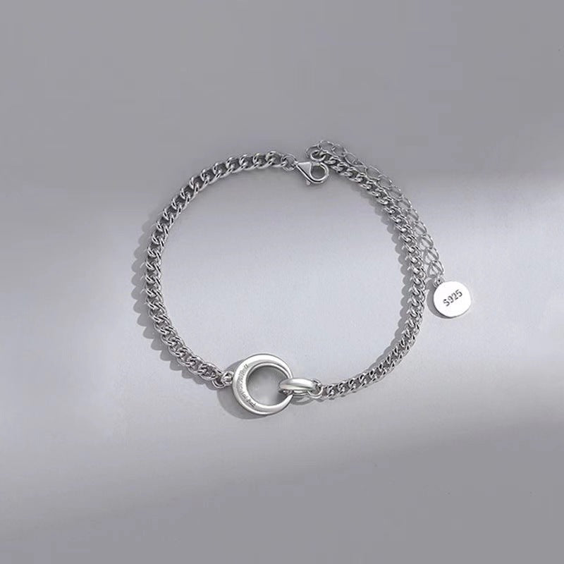 Bracelets cadeaux commémoratifs à boucle de niche simple pour femmes et hommes