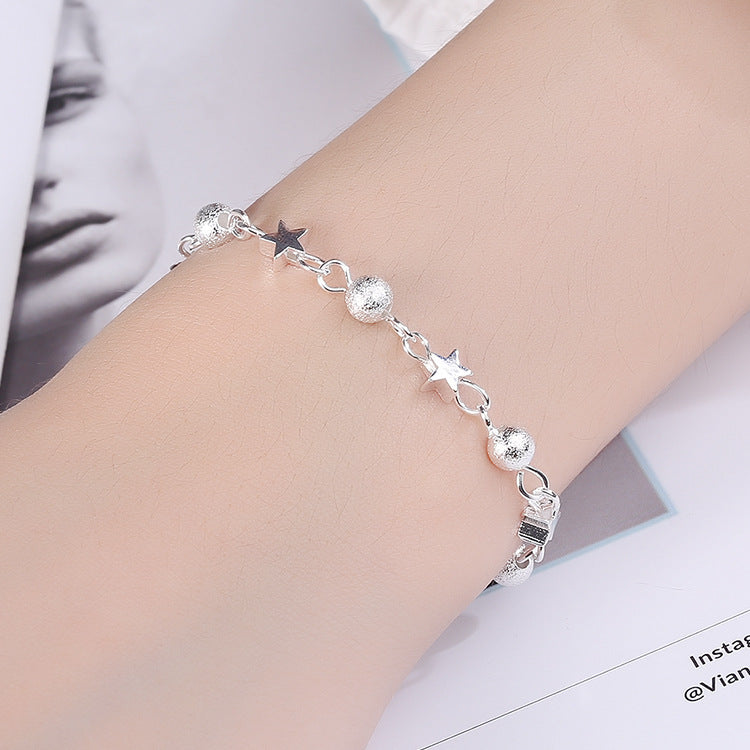 Version Sand Beads Little Star Sier Fashion Bracelets