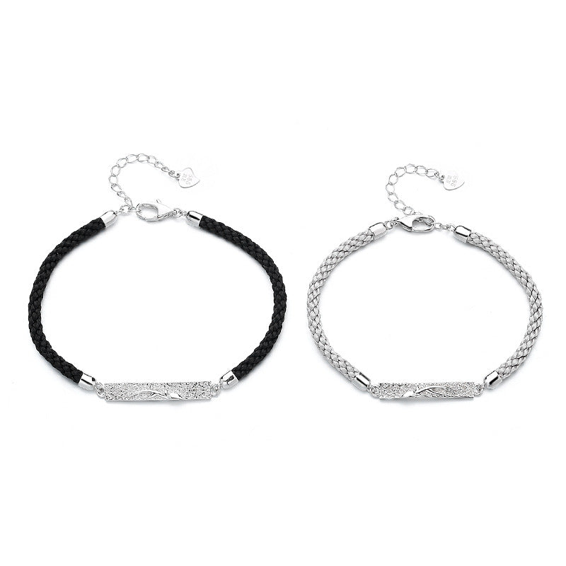 Façon d'avoir des bracelets en argent sterling pour couple