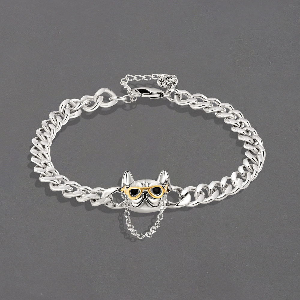 Live Vintage Unique Chain Sunglasses Toy Dog Bracelets