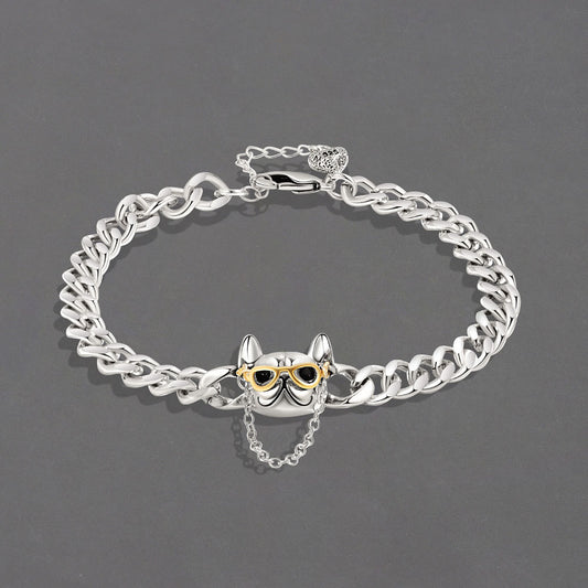 Live Vintage Unique Chain Sunglasses Toy Dog Bracelets