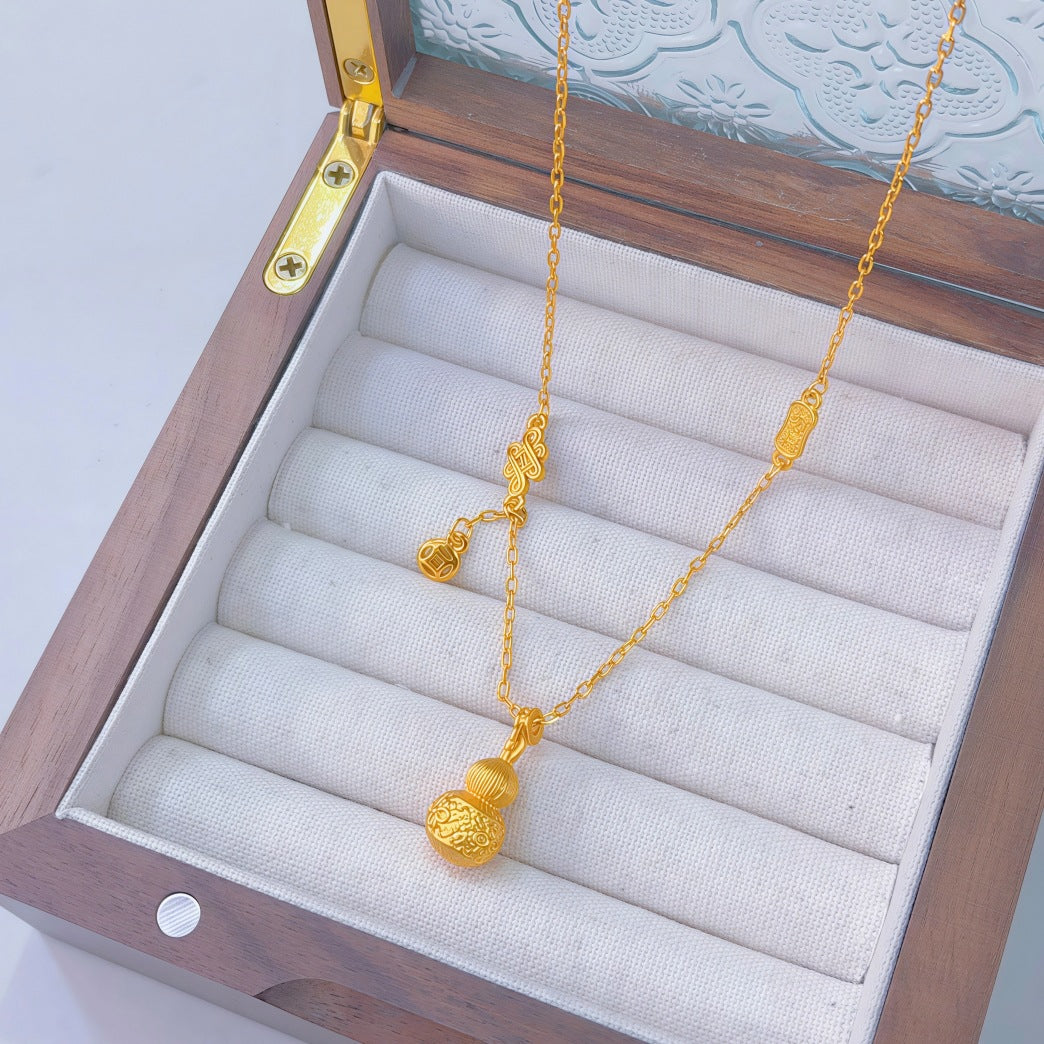 Ginkgo Leaf Variety Retro Affordable Luxury Fashion Design Necklace